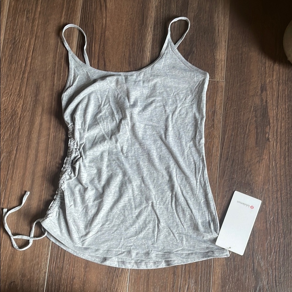Lululemon Gray Camisole with Side Ruching